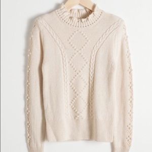 [LIKE NEW] & Other stories bobble sweater Small
